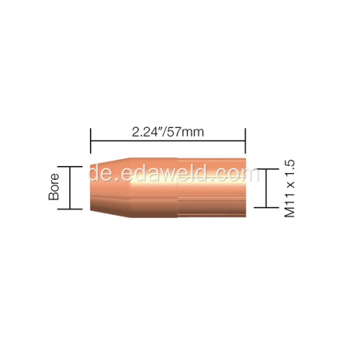 TWECO # 1 Style 9mm MIG-Gasabschirmung